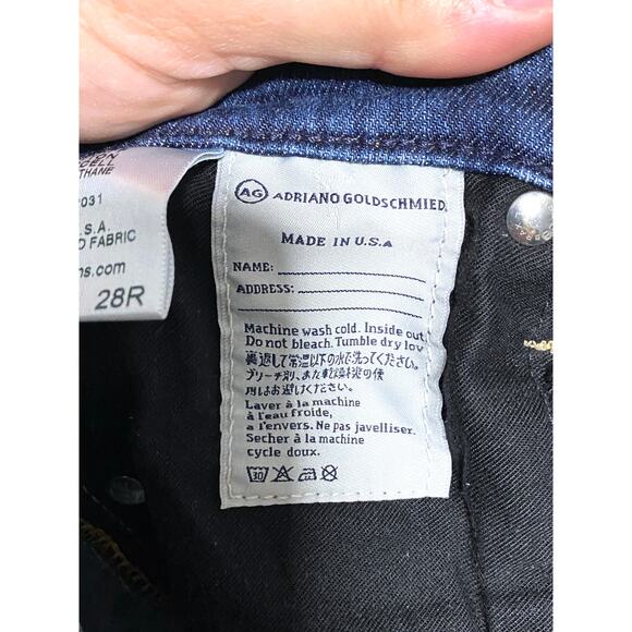 Adriano Goldschmied The Stilt Cigarette Leg Stretch Made USA Womens 28R 28 R - Picture 9 of 9